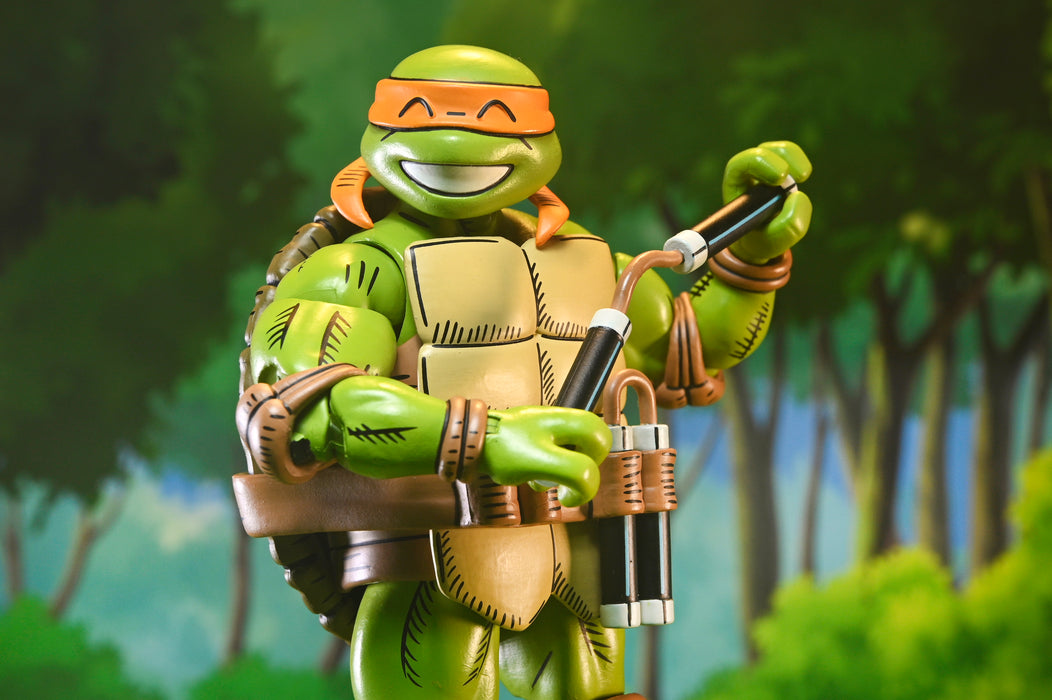 NECA Figura de Accion Ultimate: TMNT x Usagi Yojimbo - Michelangelo 7 Pulgadas