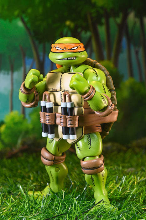 NECA Figura de Accion Ultimate: TMNT x Usagi Yojimbo - Michelangelo 7 Pulgadas