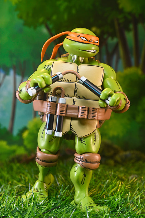 NECA Figura de Accion Ultimate: TMNT x Usagi Yojimbo - Michelangelo 7 Pulgadas