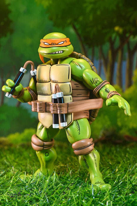 NECA Figura de Accion Ultimate: TMNT x Usagi Yojimbo - Michelangelo 7 Pulgadas