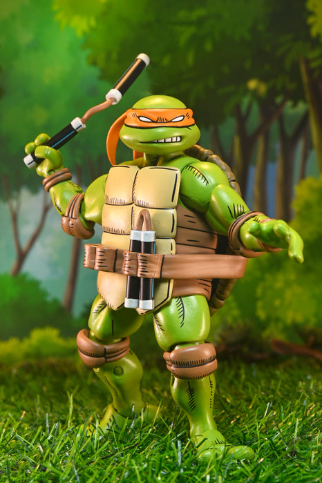 NECA Figura de Accion Ultimate: TMNT x Usagi Yojimbo - Michelangelo 7 Pulgadas