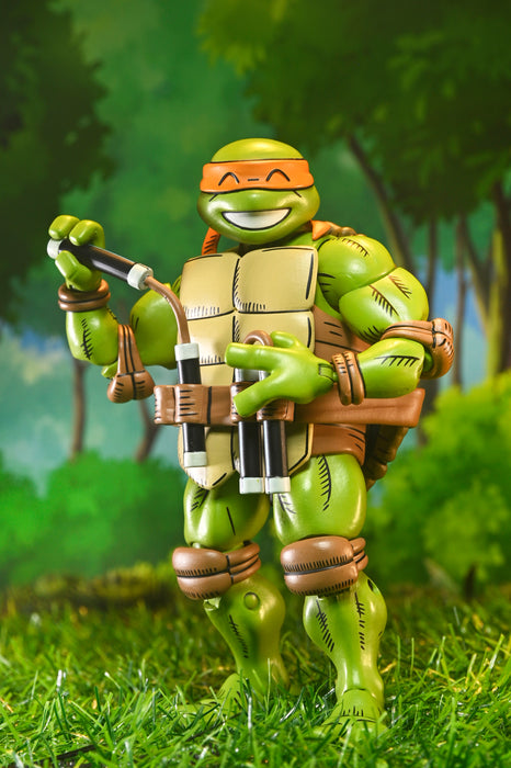 NECA Figura de Accion Ultimate: TMNT x Usagi Yojimbo - Michelangelo 7 Pulgadas
