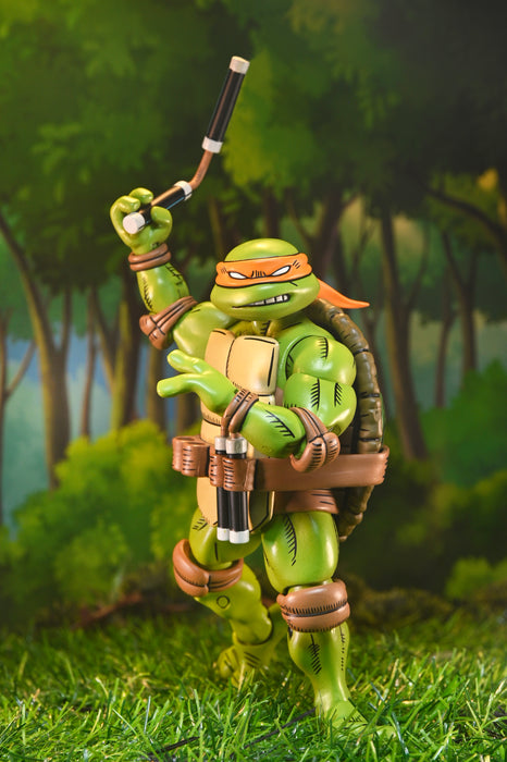 NECA Figura de Accion Ultimate: TMNT x Usagi Yojimbo - Michelangelo 7 Pulgadas