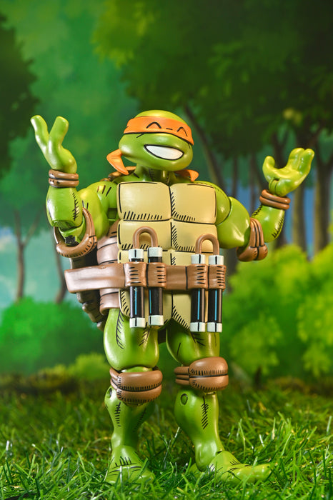 NECA Figura de Accion Ultimate: TMNT x Usagi Yojimbo - Michelangelo 7 Pulgadas