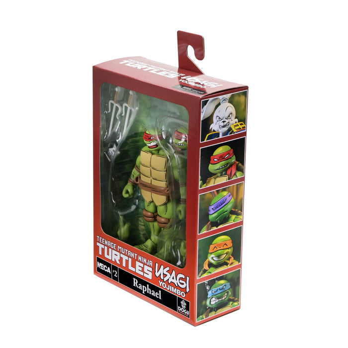 NECA Figura de Accion Ultimate: TMNT x Usagi Yojimbo - Raphael 7 Pulgadas