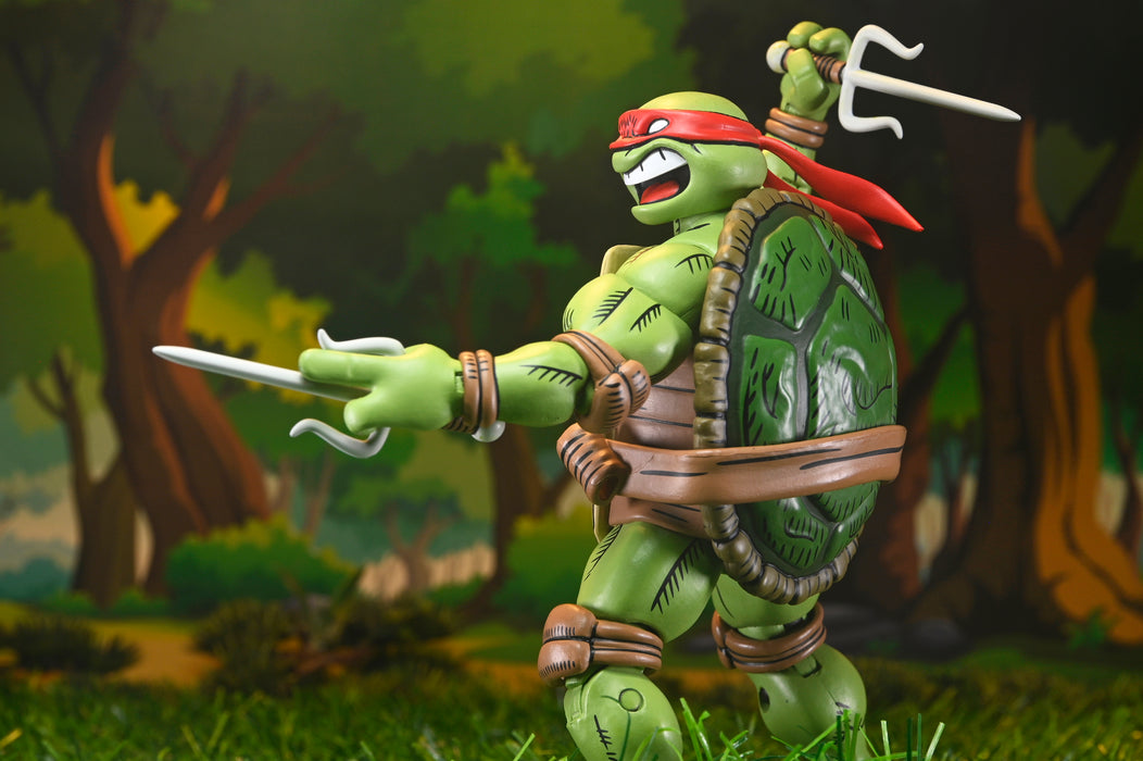 NECA Figura de Accion Ultimate: TMNT x Usagi Yojimbo - Raphael 7 Pulgadas