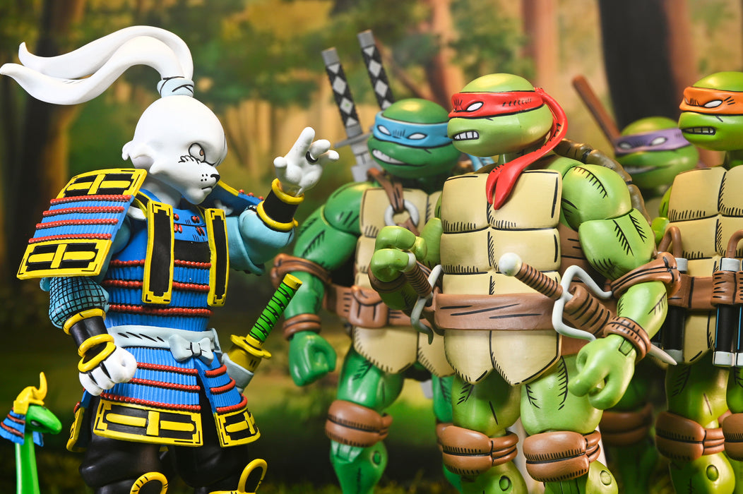 NECA Figura de Accion Ultimate: TMNT x Usagi Yojimbo - Usagi 7 Pulgadas