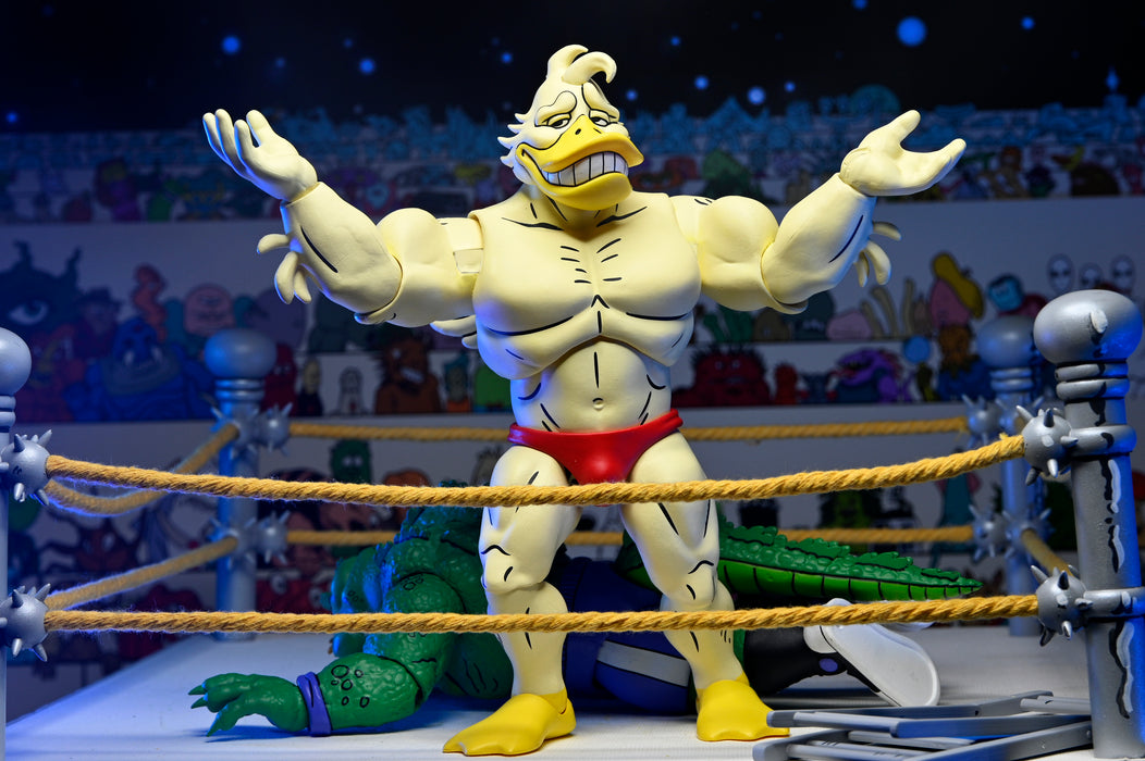 NECA Figura de Accion Ultimate: TMNT Tortugas Ninja Adventures de Eastman x Archie Comics -  Ace Duck 7 Pulgadas