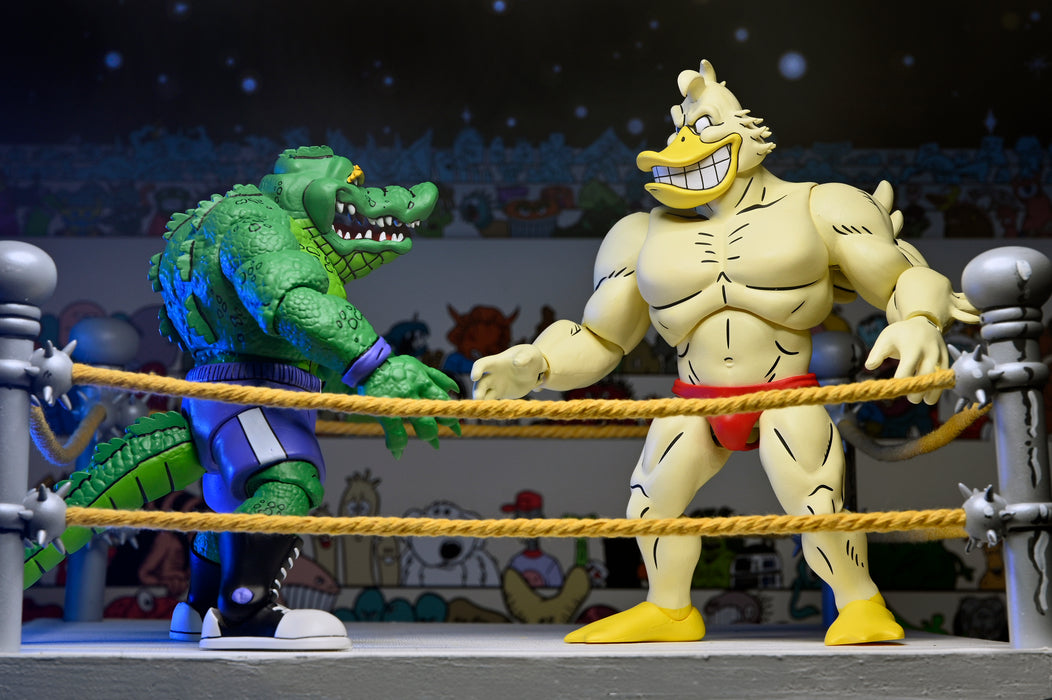 NECA Figura de Accion Ultimate: TMNT Tortugas Ninja Adventures de Eastman x Archie Comics -  Ace Duck 7 Pulgadas