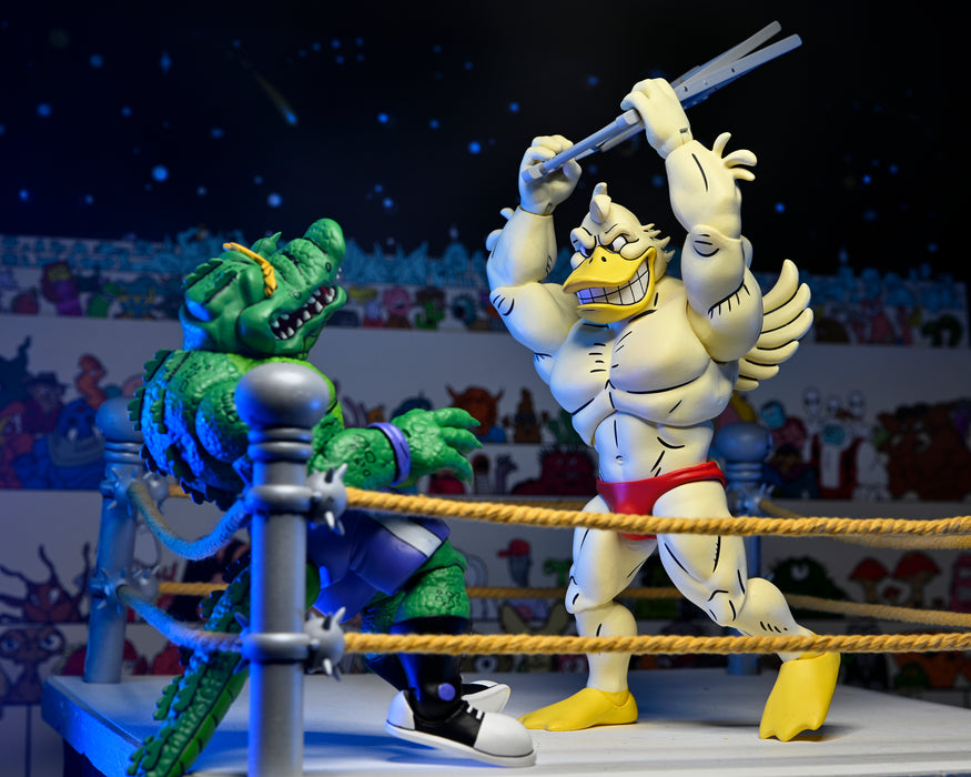 NECA Figura de Accion Ultimate: TMNT Tortugas Ninja Adventures de Eastman x Archie Comics -  Ace Duck 7 Pulgadas