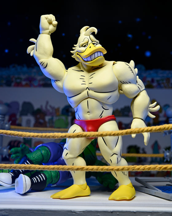 NECA Figura de Accion Ultimate: TMNT Tortugas Ninja Adventures de Eastman x Archie Comics -  Ace Duck 7 Pulgadas