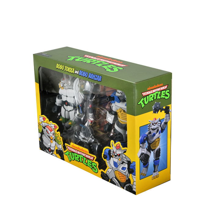 NECA Figura de Accion Ultimate: TMNT Tortugas Ninja 1987 Cartoon - Robo Tokka y Rahzar 2 Pack 7 Pulgadas