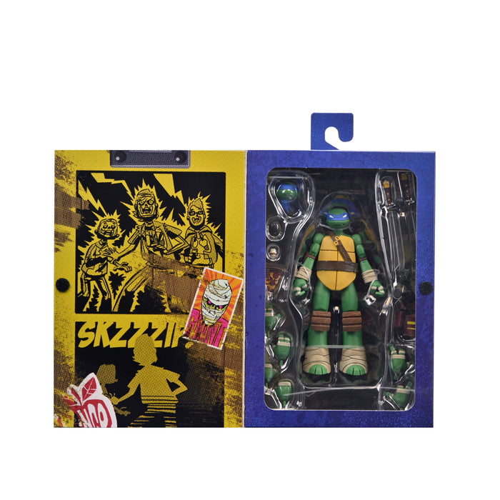 NECA Figura de Accion Ultimate: TMNT Las Tortugas Ninja 2012 - Leonardo 7 Pulgadas