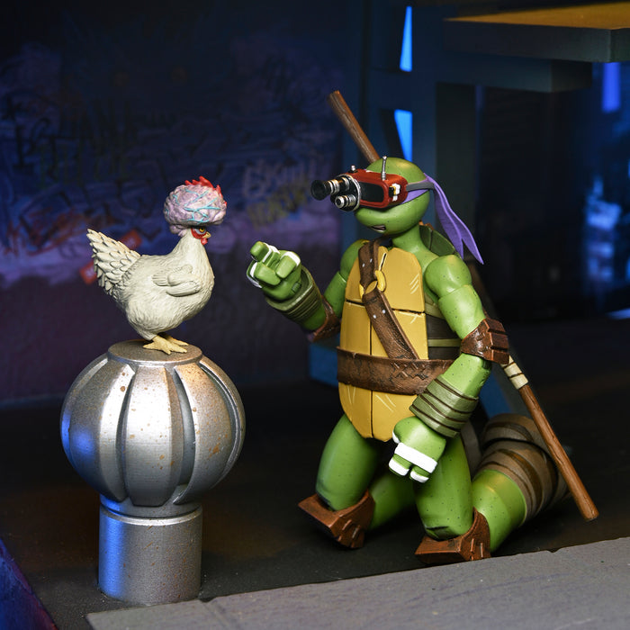 NECA Figura de Accion Ultimate: TMNT Las Tortugas Ninja 2012 - Donatello 7 Pulgadas