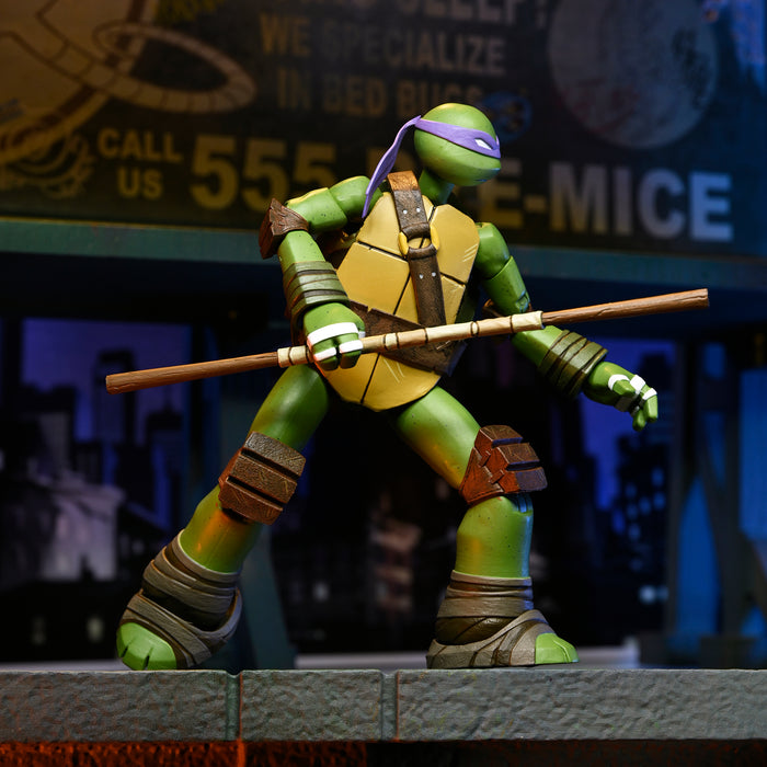 NECA Figura de Accion Ultimate: TMNT Las Tortugas Ninja 2012 - Donatello 7 Pulgadas