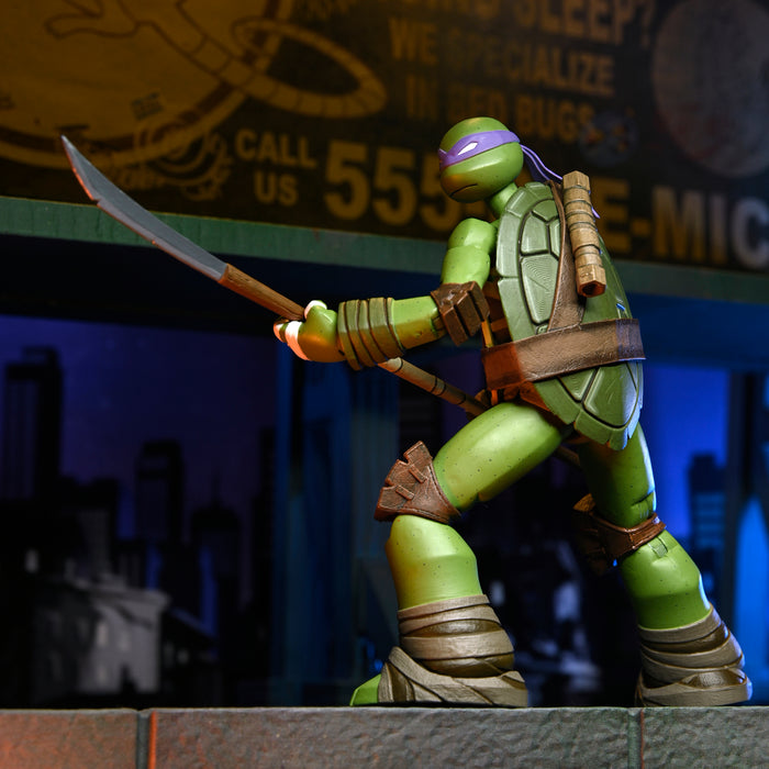 NECA Figura de Accion Ultimate: TMNT Las Tortugas Ninja 2012 - Donatello 7 Pulgadas