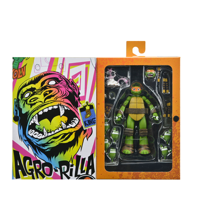 NECA Figura de Accion Ultimate: TMNT Las Tortugas Ninja 2012 - Miguel Angel 7 Pulgadas