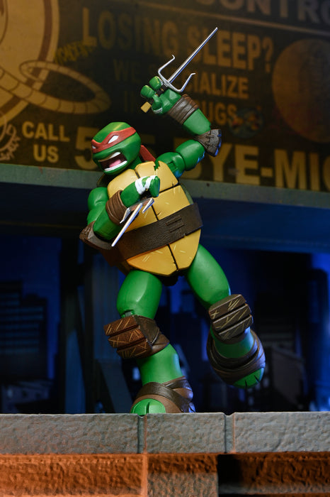 NECA Figura de Accion Ultimate: TMNT Las Tortugas Ninja 2012 - Rafael 7 Pulgadas