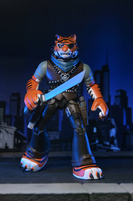 NECA Figura de Accion Ultimate: TMNT Tortugas Ninja 2012 Cartoon - Tiger Claw 7 Pulgadas