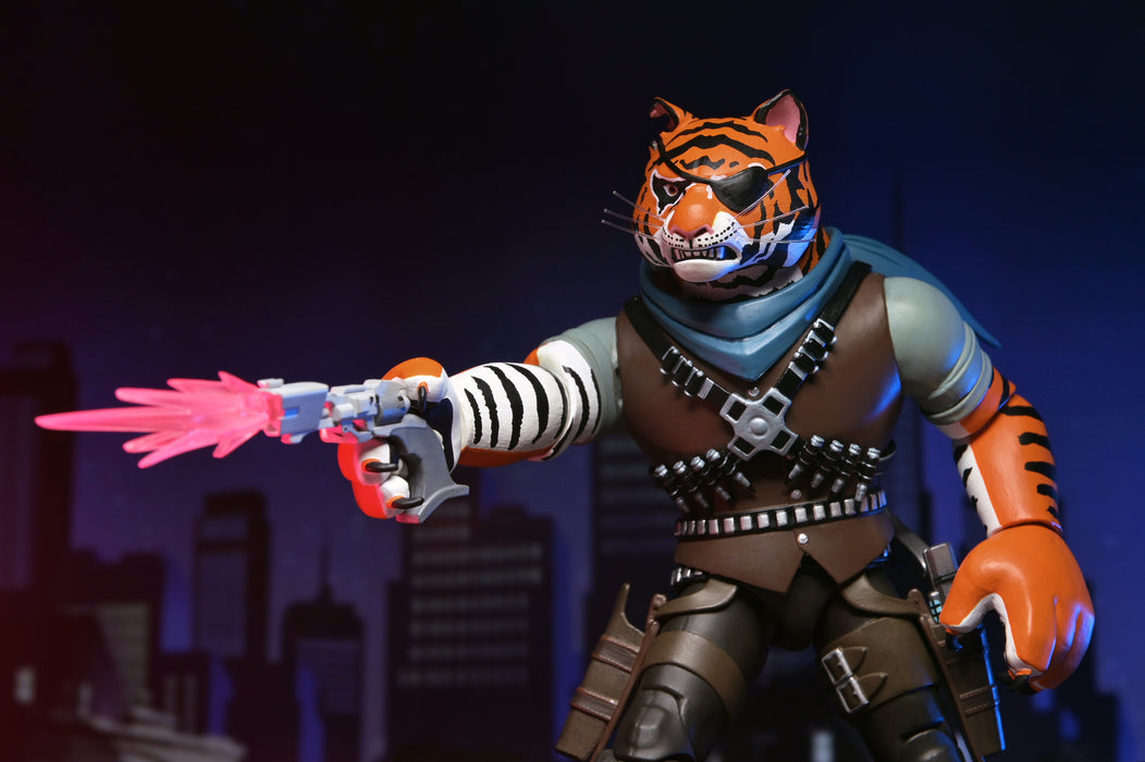 NECA Figura de Accion Ultimate: TMNT Tortugas Ninja 2012 Cartoon - Tiger Claw 7 Pulgadas