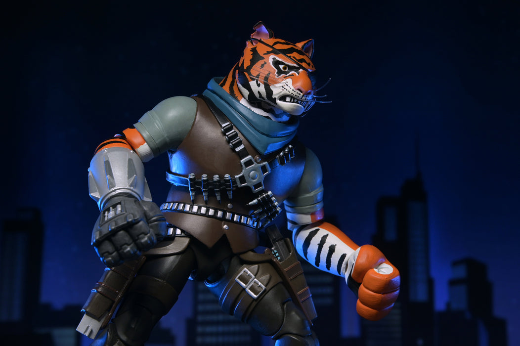 NECA Figura de Accion Ultimate: TMNT Tortugas Ninja 2012 Cartoon - Tiger Claw 7 Pulgadas