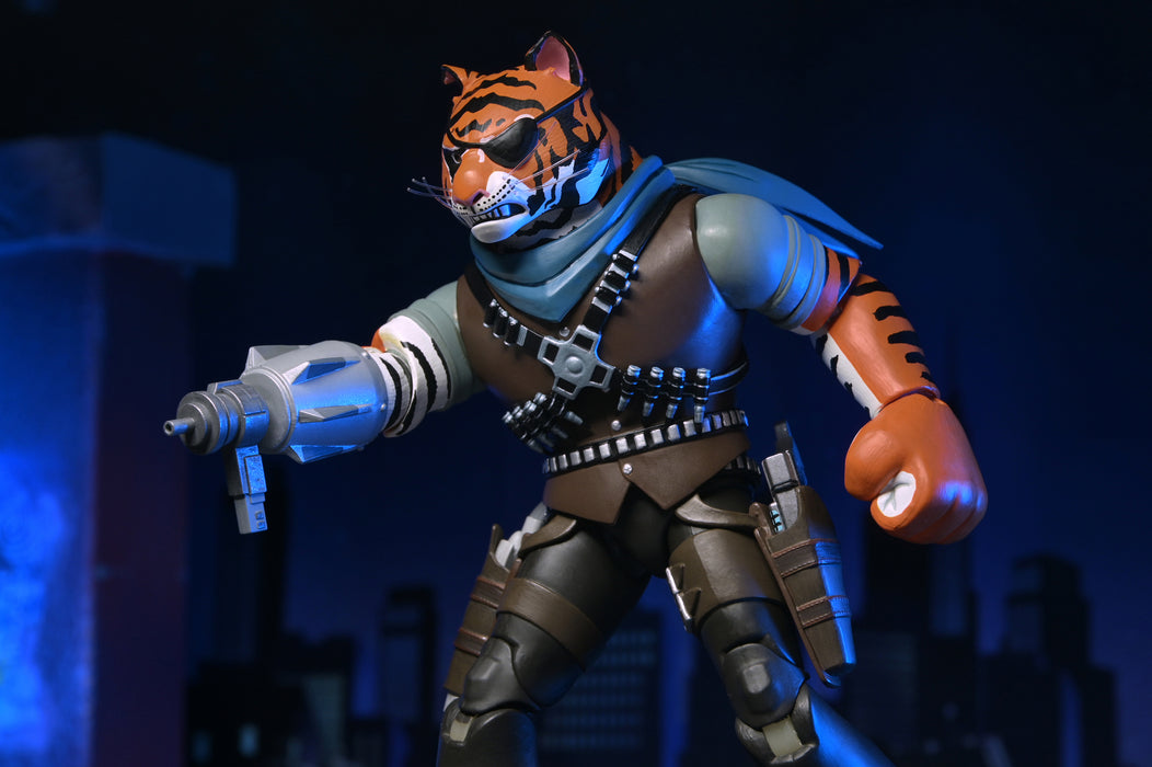 NECA Figura de Accion Ultimate: TMNT Tortugas Ninja 2012 Cartoon - Tiger Claw 7 Pulgadas