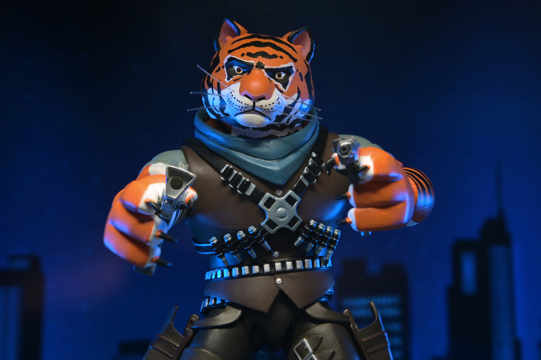 NECA Figura de Accion Ultimate: TMNT Tortugas Ninja 2012 Cartoon - Tiger Claw 7 Pulgadas