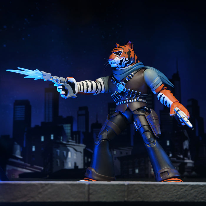 NECA Figura de Accion Ultimate: TMNT Tortugas Ninja 2012 Cartoon - Tiger Claw 7 Pulgadas