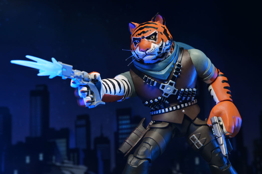NECA Figura de Accion Ultimate: TMNT Tortugas Ninja 2012 Cartoon - Tiger Claw 7 Pulgadas