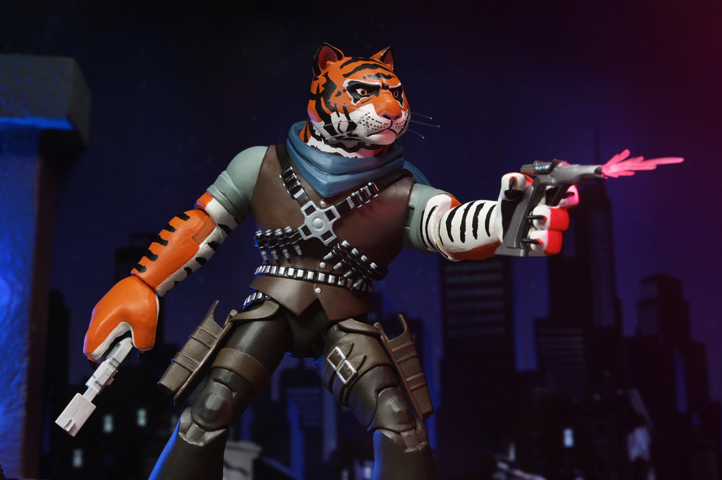 NECA Figura de Accion Ultimate: TMNT Tortugas Ninja 2012 Cartoon - Tiger Claw 7 Pulgadas