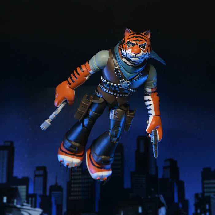NECA Figura de Accion Ultimate: TMNT Tortugas Ninja 2012 Cartoon - Tiger Claw 7 Pulgadas