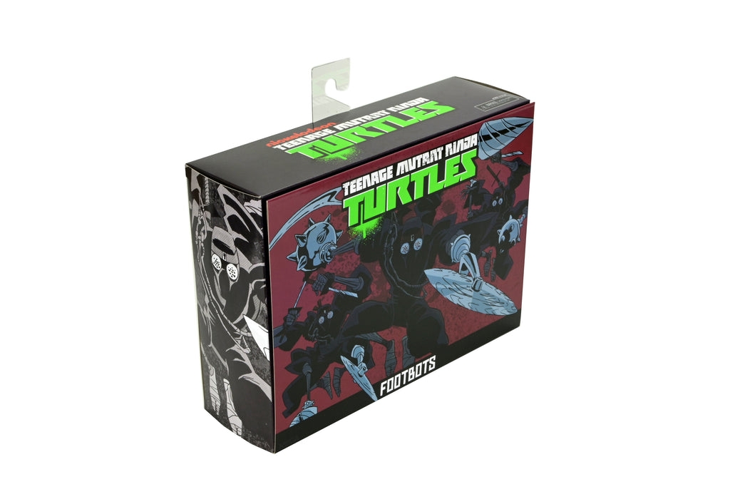 NECA Figura de Accion Ultimate: TMNT Tortugas Ninja 2012 Cartoon - Footbots 2 Pack 7 Pulgadas