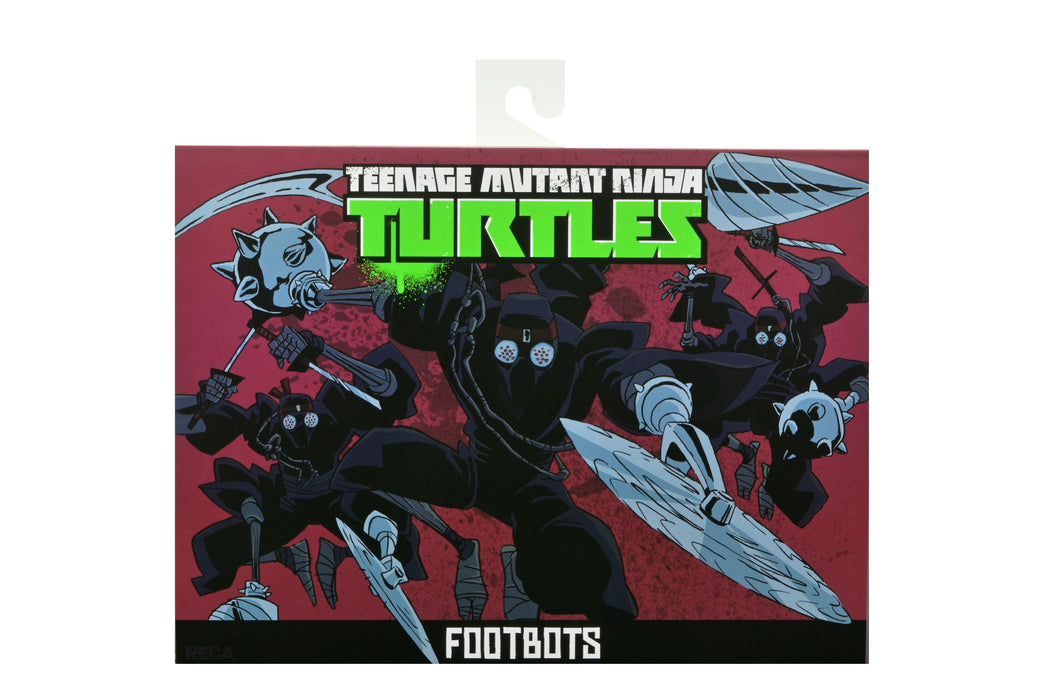NECA Figura de Accion Ultimate: TMNT Tortugas Ninja 2012 Cartoon - Footbots 2 Pack 7 Pulgadas