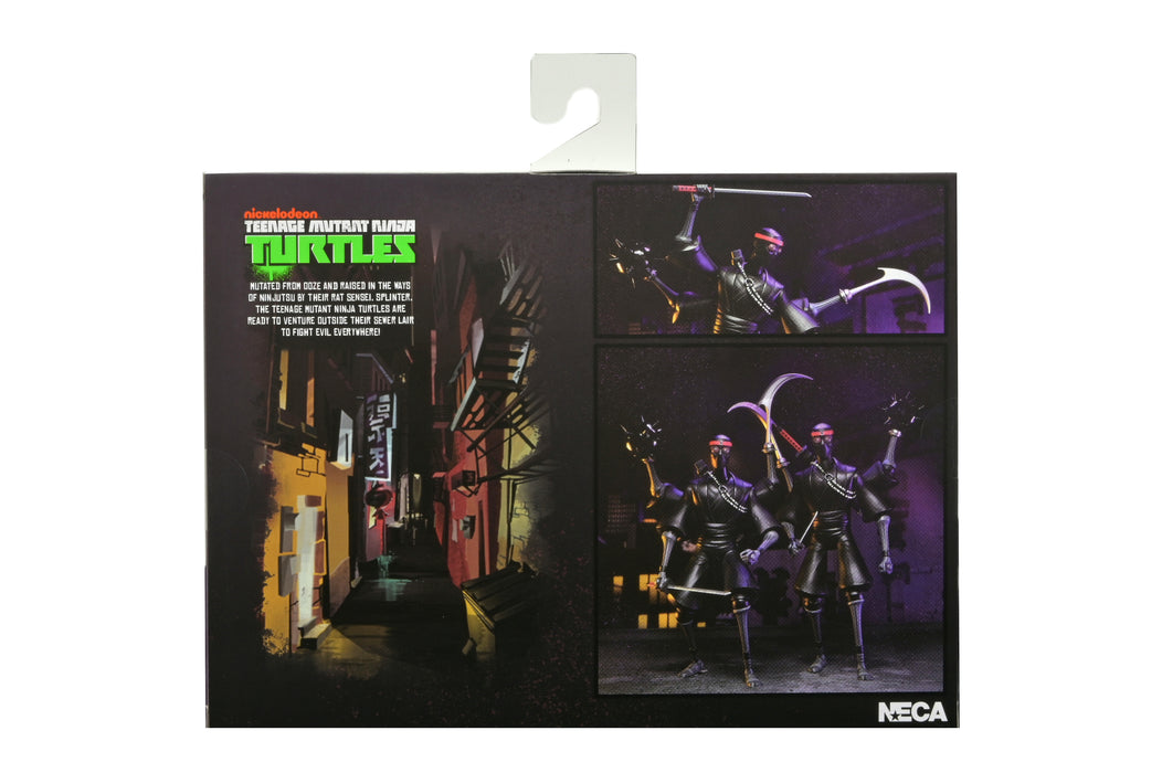 NECA Figura de Accion Ultimate: TMNT Tortugas Ninja 2012 Cartoon - Footbots 2 Pack 7 Pulgadas