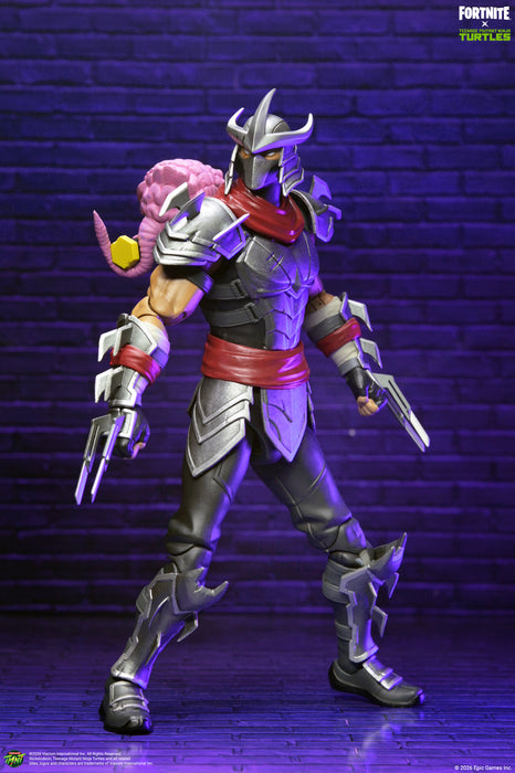 NECA Figura de Accion: TMNT Tortugas Ninja X Fortnite - Shredder 7 Pulgadas
