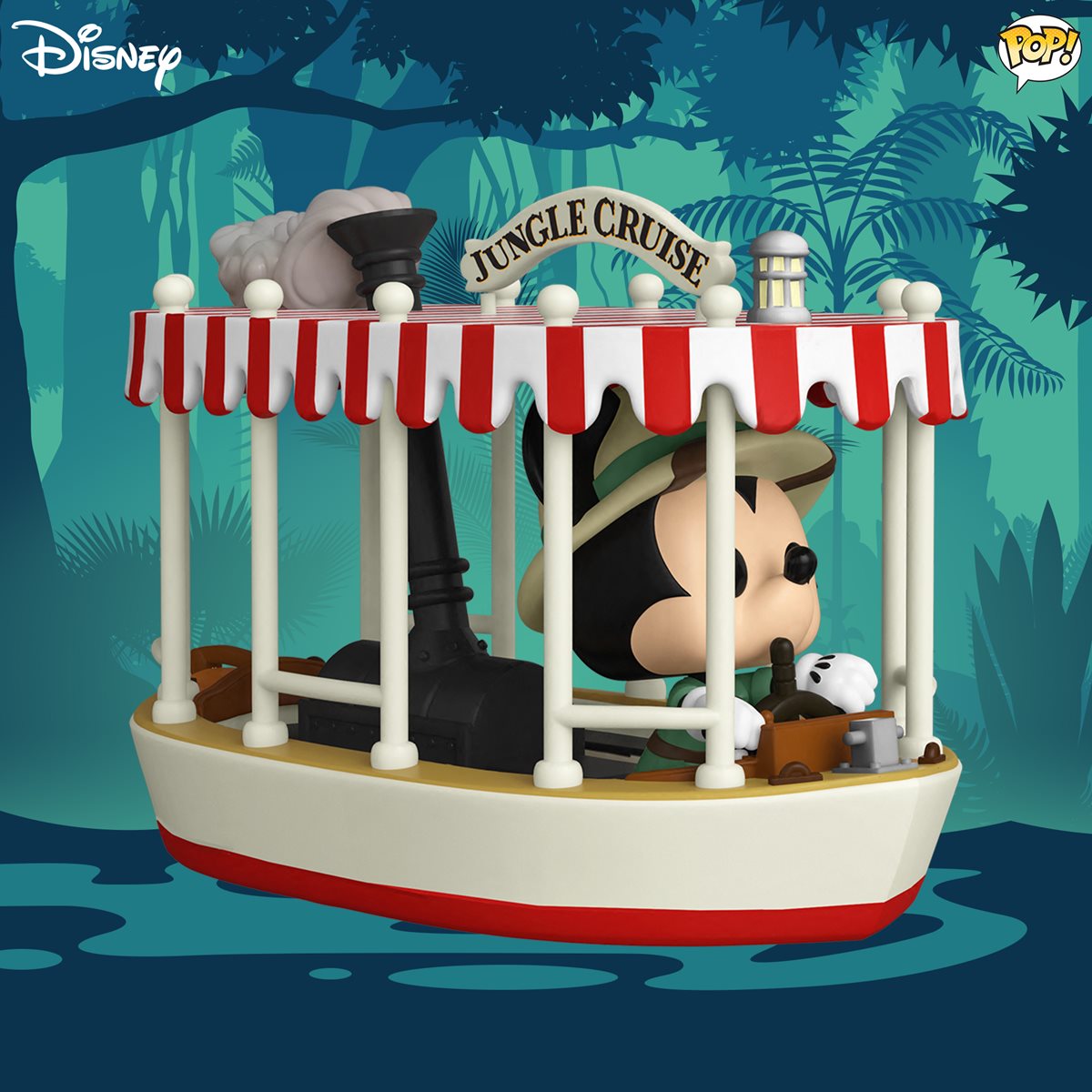 Funko Pop Rides: Jungle Cruise - Skipper Mickey en Bote