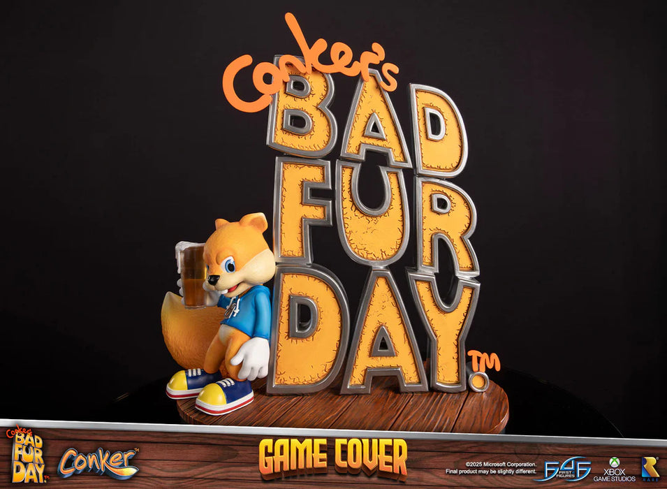 First 4 Figures: Conkers Bad Fur Day - Game Cover Standard Edition 17 Pulgadas