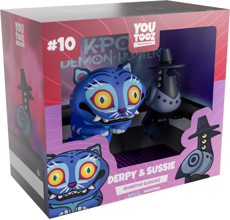 Youtooz Monitor Buddiez: KPop Demon Hunters - Derpy y Sussie