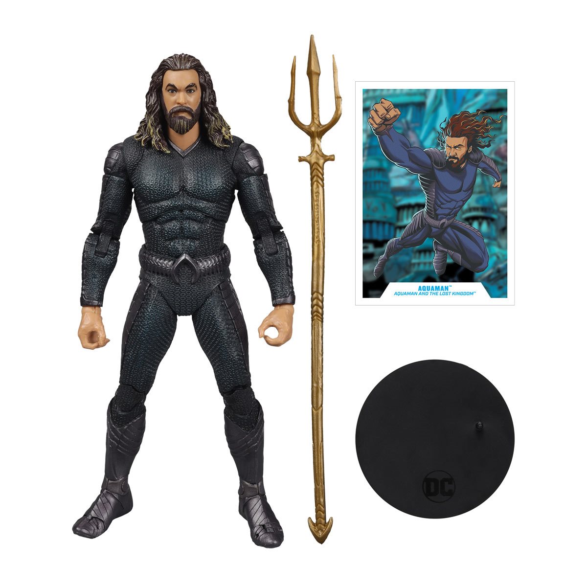 McFarlane Figura de Accion: DC Aquaman y El Reino Perdido - Aquaman Traje De Sigilo 7 Pulgadas