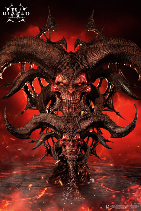 PureArts: Diablo IV Lord of Hatred - Mascara de Mephisto Replica Escala 1/2