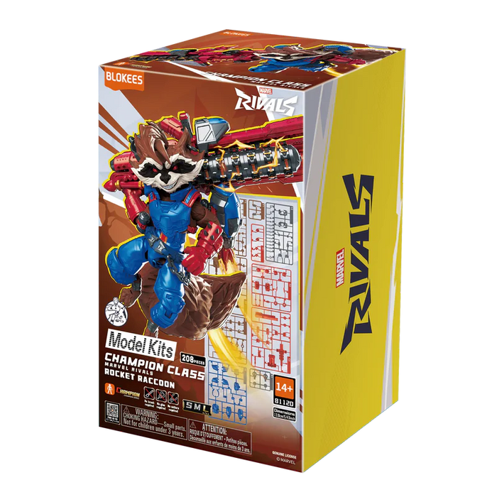 Blokees Marvel Rivals Champion Class: Rocket Raccoon 81120