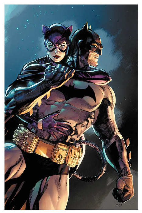 Sideshow Art Print: DC Batman & Catwoman Num 1 2020 Litografia