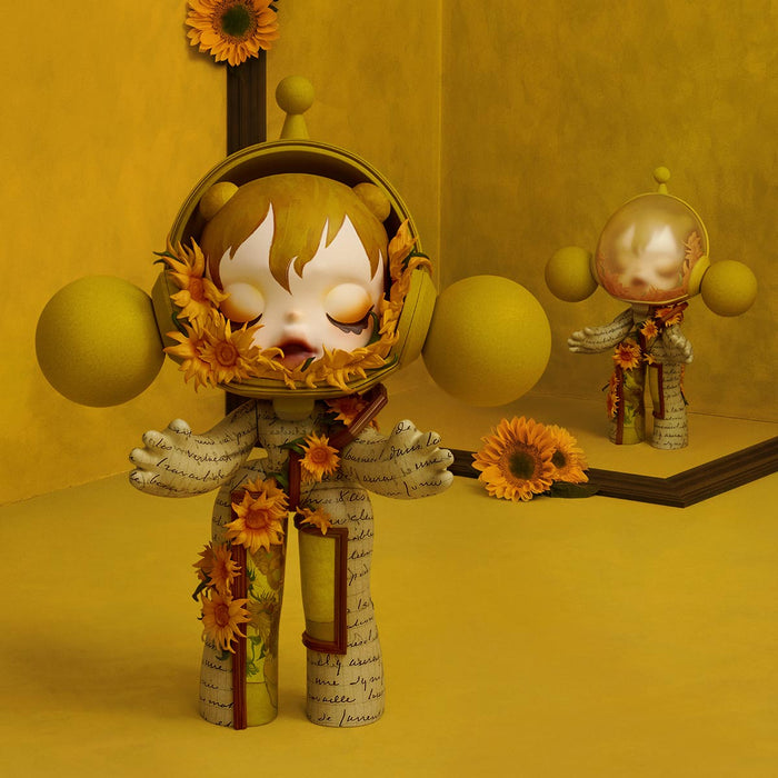 POP MART: Mega Skullpanda - 400% Van Gogh Museum Sunflowers