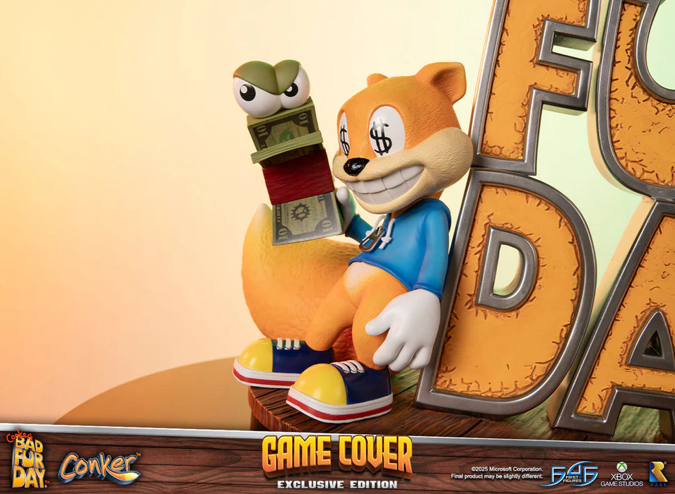 First 4 Figures: Conkers Bad Fur Day - Game Cover Exclusive Edition 17 Pulgadas