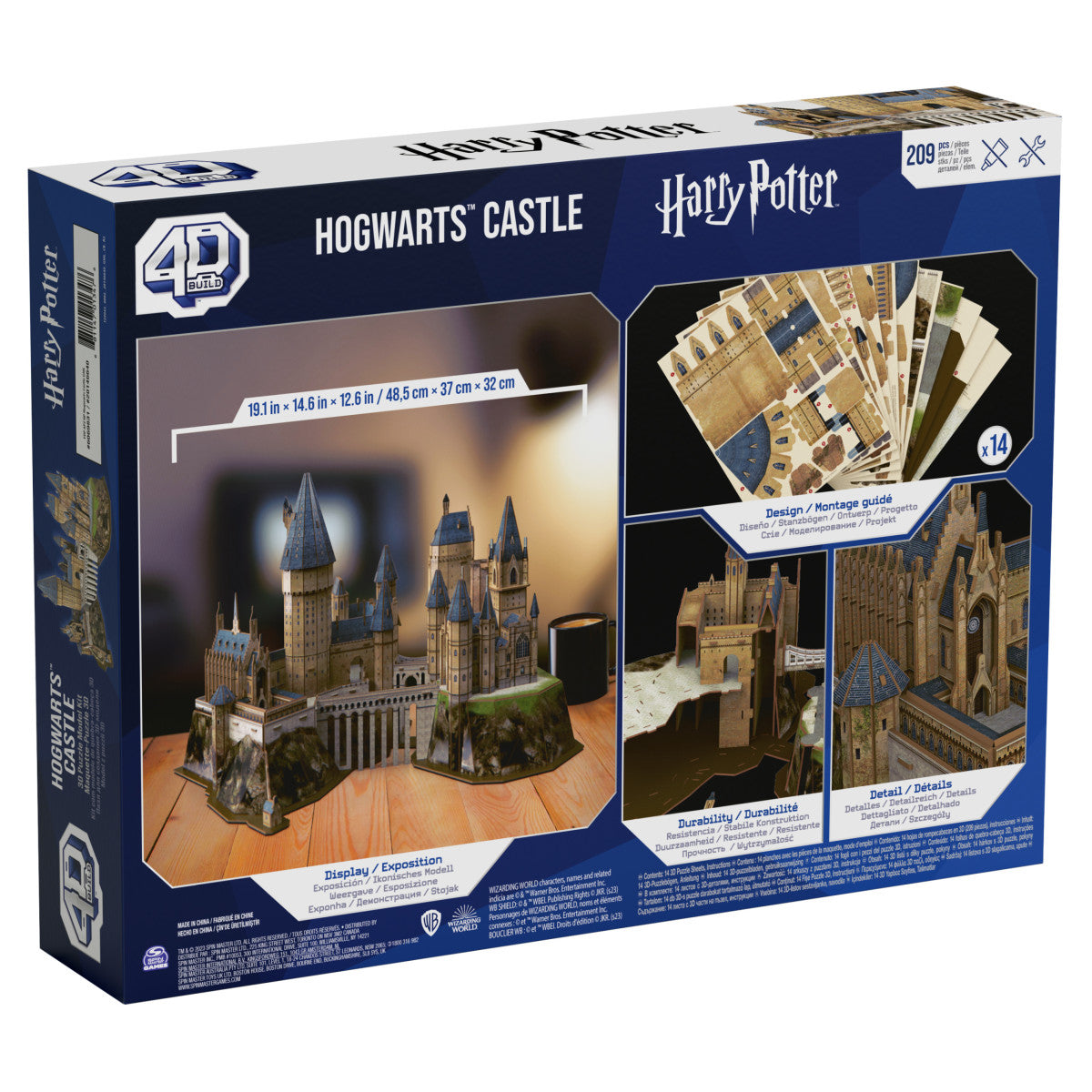 4D Puzzles: Harry Potter - Castillo De Hogwarts Rompecabezas 4D