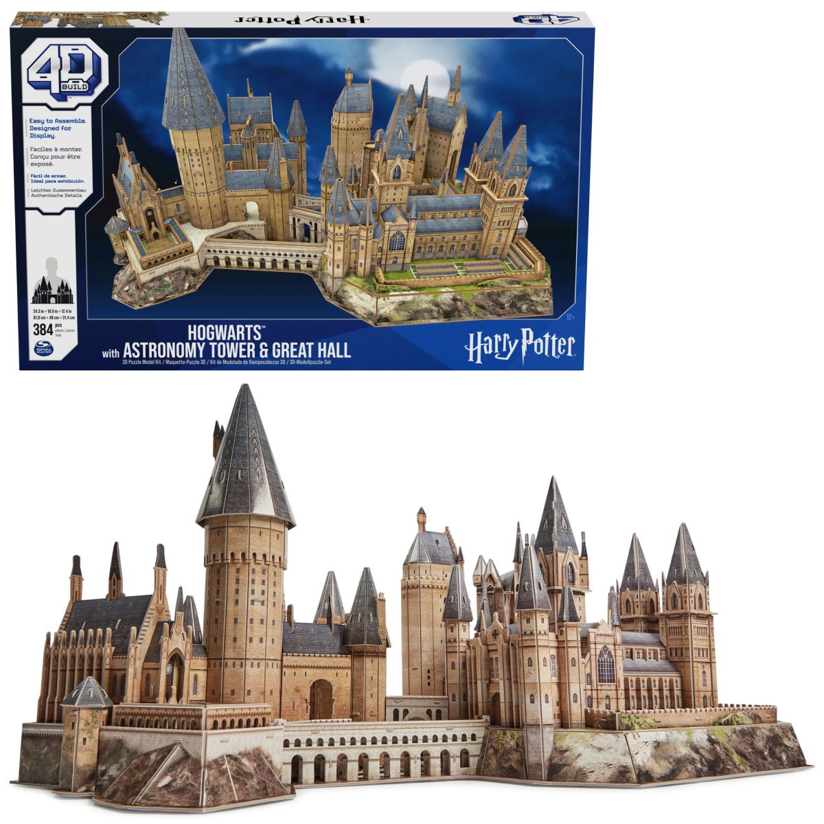 4D Puzzles: Harry Potter - Castillo De Hogwarts Grande Rompecabezas 4D