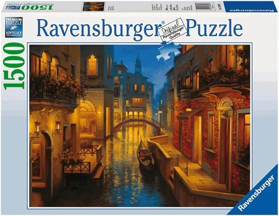 Ravensburger Rompecabezas Adultos: Aguas de Venecia  1500 piezas
