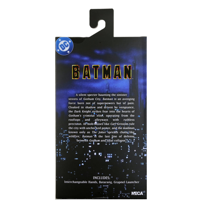 NECA Figura de Accion Vestida: DC Batman 1989 - Batman 8 Pulgadas