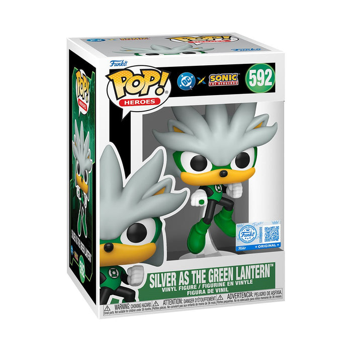 Funko Pop Heroes: Justice League & Sonic - Silver como Linterna Verde