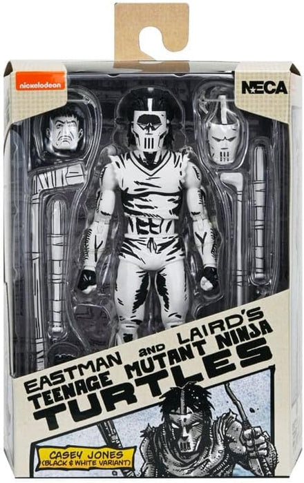 NECA Figura de Accion: TMNT Tortugas Ninja Mirage Comics - Casey Jones Black & White 7 Pulgadas